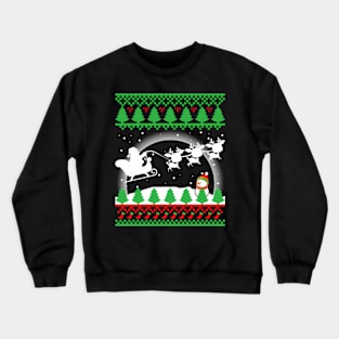 Santa Claus Santa Reindeer Crewneck Sweatshirt